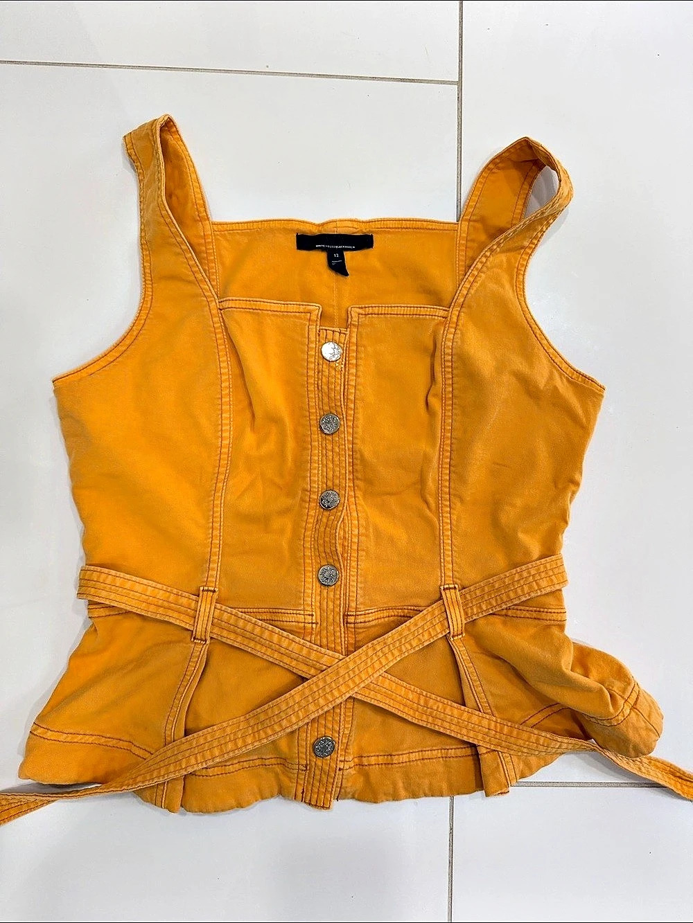 Tank Top in Orange Size 12
